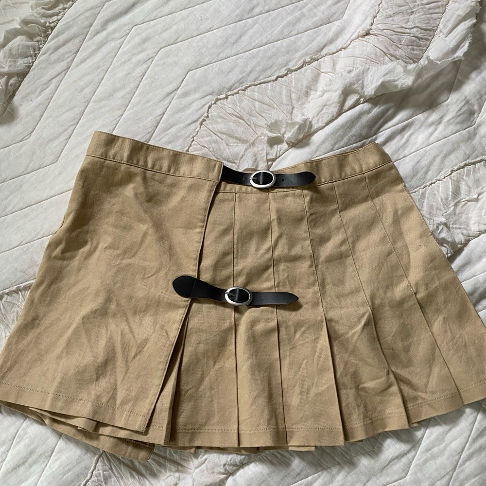 Tan Brandy Melville Skirt